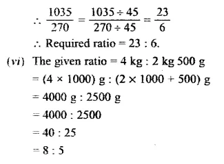 RS Aggarwal Class 6 Solutions Chapter 10 Ratio, Proportion and Unitary Method Ex 10A Q3.4