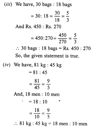 RS Aggarwal Class 6 Solutions Chapter 10 Ratio, Proportion and Unitary Method Ex 10B Q4.2