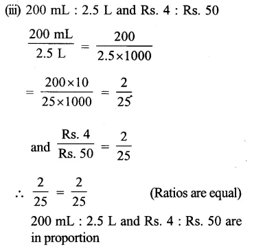 RS Aggarwal Class 6 Solutions Chapter 10 Ratio, Proportion and Unitary Method Ex 10B Q5.2