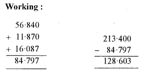 RS Aggarwal Class 6 Solutions Chapter 7 Decimals Ex 7D Q13.1