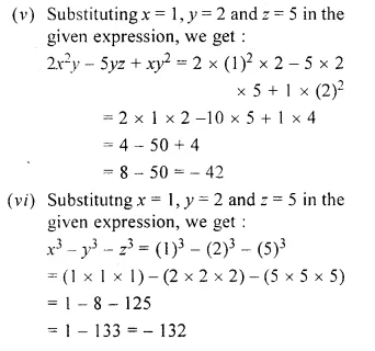 RS Aggarwal Class 6 Solutions Chapter 8 Algebraic Expressions Ex 8B Q2.2