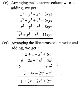RS Aggarwal Class 6 Solutions Chapter 8 Algebraic Expressions Ex 8C Q3.3