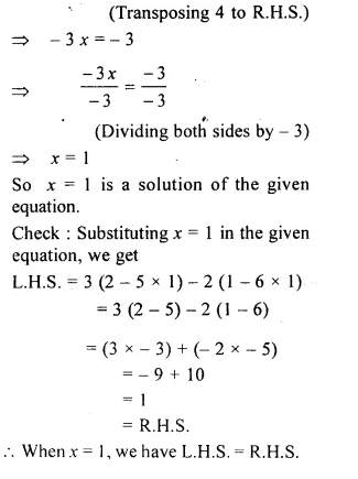 RS Aggarwal Class 6 Solutions Chapter 9 Linear Equations in One Variable Ex 9B Q20.1