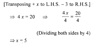 RS Aggarwal Class 6 Solutions Chapter 9 Linear Equations in One Variable Ex 9B Q9.1