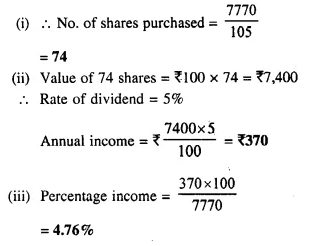 Selina Concise Mathematics Class 10 ICSE Solutions Chapter 3 Shares and Dividend Ex 3A 8.1
