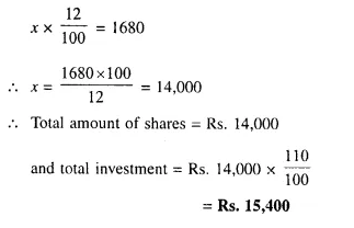 Selina Concise Mathematics Class 10 ICSE Solutions Chapter 3 Shares and Dividend Ex 3B 6.1