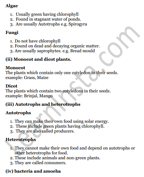 Selina Concise Biology Class 7 ICSE Solutions Chapter 2 Classification of Plants 3