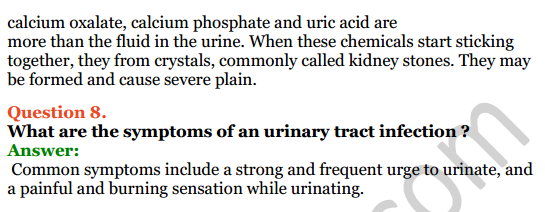 Selina Concise Biology Class 7 ICSE Solutions Chapter 5 Excretion in Humans 6