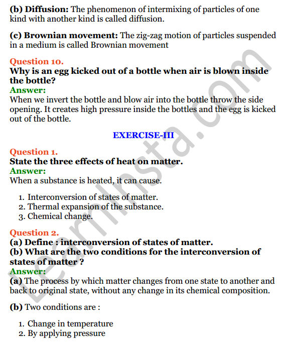 Selina Concise Chemistry Class 6 ICSE Solutions Chapter 3 Matter 7