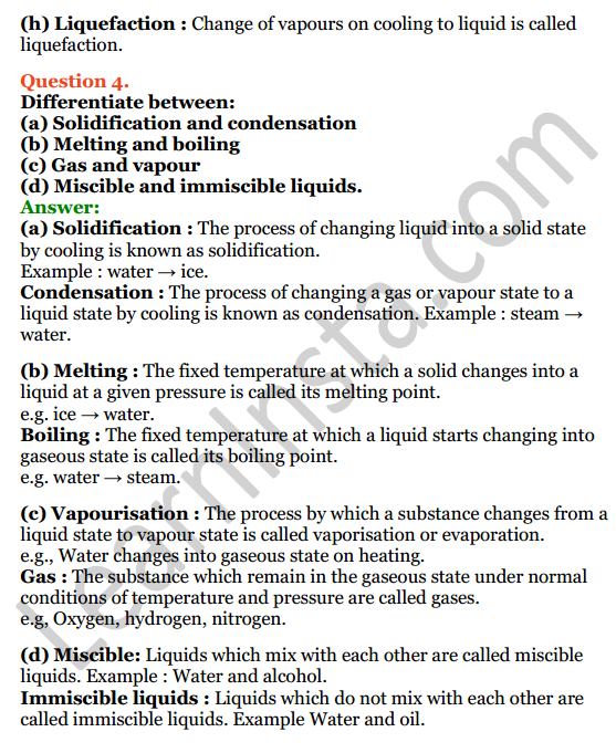 Selina Concise Chemistry Class 6 ICSE Solutions Chapter 3 Matter 9