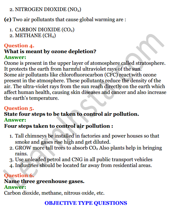 Selina Concise Chemistry Class 6 ICSE Solutions Chapter 6 Air and Atmosphere 11