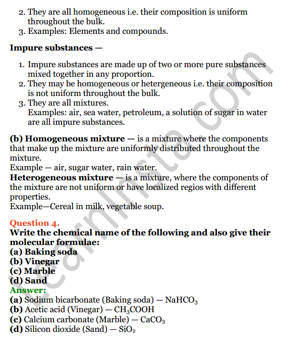 Selina Concise Chemistry Class 8 ICSE Solutions Chapter 3 Elements, Compounds and Mixtures 2