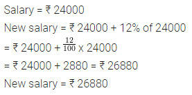 Selina Concise Mathematics Class 6 ICSE Solutions Chapter 16 Percent (Percentage) Ex 16B 19