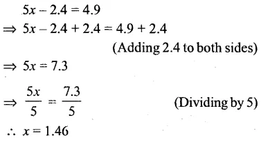 Selina Concise Mathematics Class 6 ICSE Solutions Chapter 22 Simple (Linear) Equations Rev Ex 75
