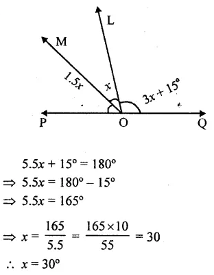 Selina Concise Mathematics Class 6 ICSE Solutions Chapter 25 Properties of Angles and Lines Rev Ex 44