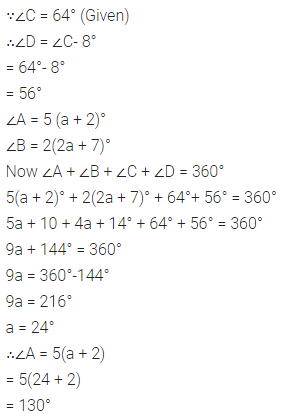 Selina Concise Mathematics Class 6 ICSE Solutions Chapter 27 Quadrilateral Ex 27A 7