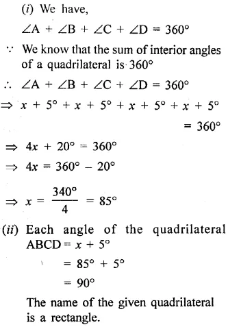 Selina Concise Mathematics Class 6 ICSE Solutions Chapter 27 Quadrilateral Ex 27B 27