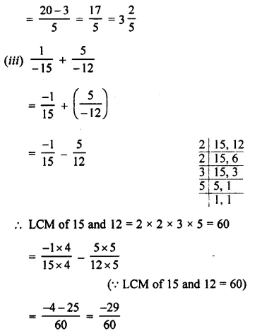 Selina Concise Mathematics Class 8 ICSE Solutions Chapter 1 Rational Numbers EX 1A 9