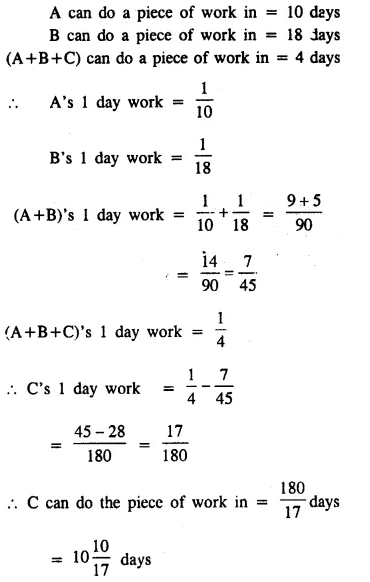 Selina Concise Mathematics Class 8 ICSE Solutions Chapter 10 Direct and Inverse Variations Ex 10E 56