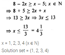 Selina Concise Mathematics Class 8 ICSE Solutions Chapter 15 Linear Inequations (Including Number Lines) Ex 15A 8