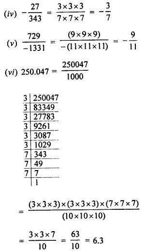 Selina Concise Mathematics Class 8 ICSE Solutions Chapter 4 Cubes and Cube-Roots (Including use of tables for natural numbers) Ex 4B 31