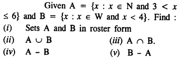 Selina Concise Mathematics Class 8 ICSE Solutions Chapter 6 Sets Ex 6D Q1