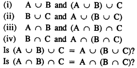 Selina Concise Mathematics Class 8 ICSE Solutions Chapter 6 Sets Ex 6D Q3.1