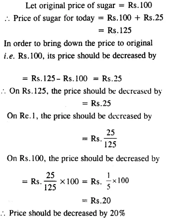Selina Concise Mathematics Class 8 ICSE Solutions Chapter 7 Percent and Percentage Ex 7B 30