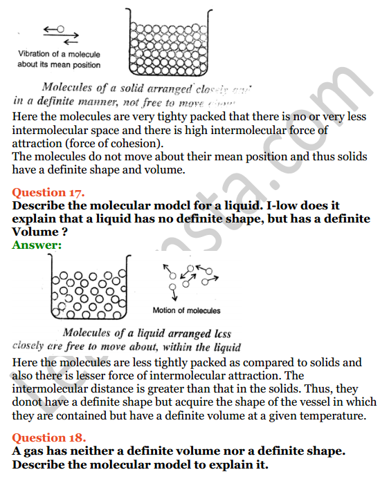 Selina Concise Physics Class 6 ICSE Solutions Chapter 1 Matter 9