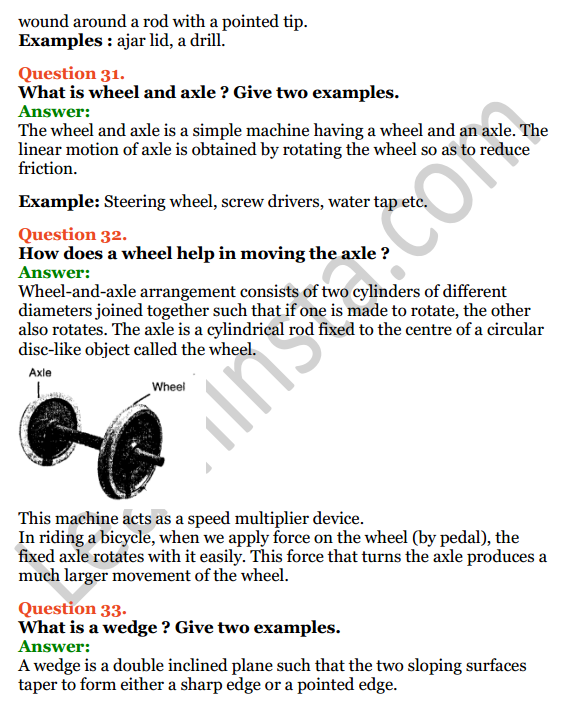Selina Concise Physics Class 6 ICSE Solutions Chapter 4 Simple Machines 15