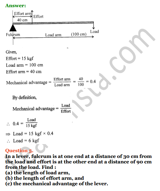 Selina Concise Physics Class 6 ICSE Solutions Chapter 4 Simple Machines 19