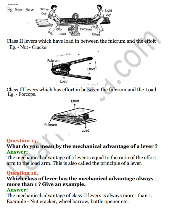 Selina Concise Physics Class 6 ICSE Solutions Chapter 4 Simple Machines 7