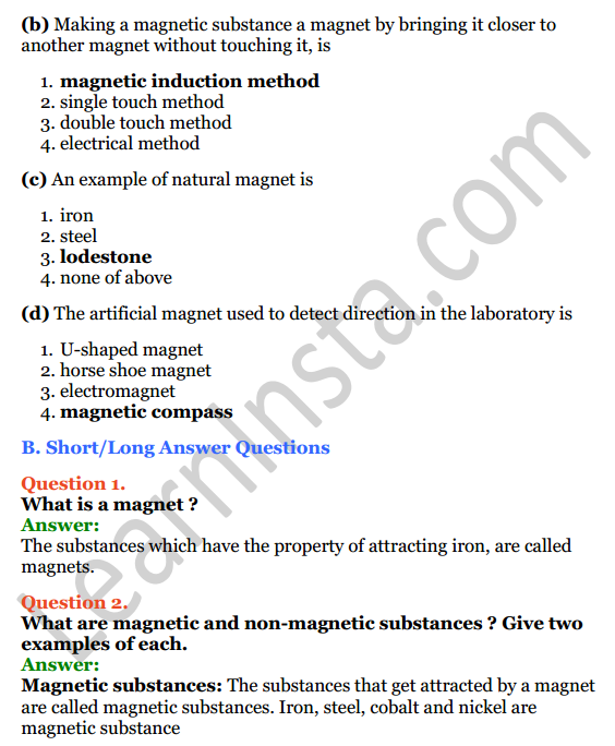 Selina Concise Physics Class 6 ICSE Solutions Chapter 6 Magnetism 3