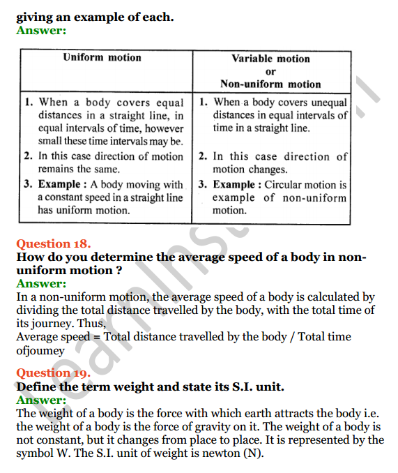 Selina Concise Physics Class 7 ICSE Solutions Chapter 2 Motion 12