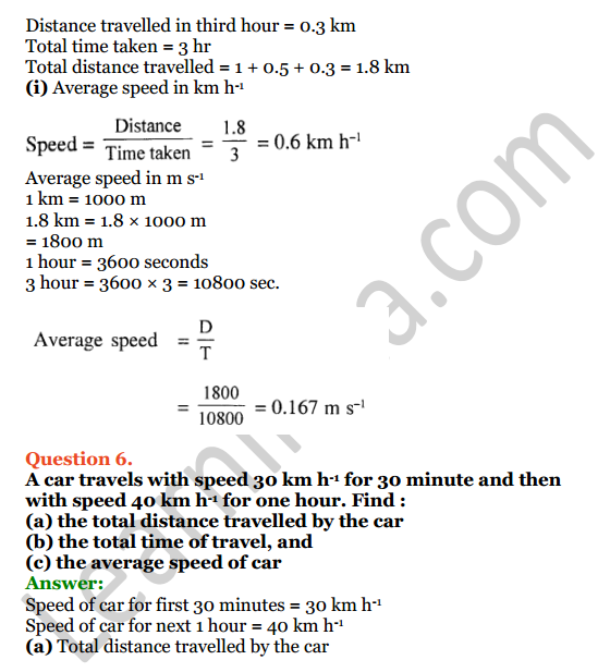 Selina Concise Physics Class 7 ICSE Solutions Chapter 2 Motion 16