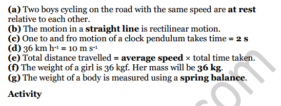 Selina Concise Physics Class 7 ICSE Solutions Chapter 2 Motion 2