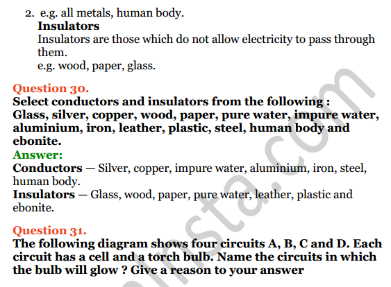 Selina Concise Physics Class 7 ICSE Solutions Chapter 7 Electricity and Magnetism 20