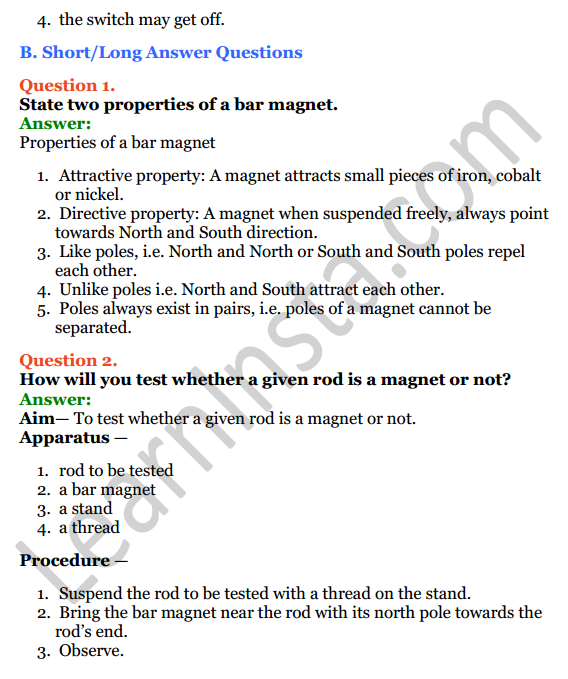Selina Concise Physics Class 7 ICSE Solutions Chapter 7 Electricity and Magnetism 6