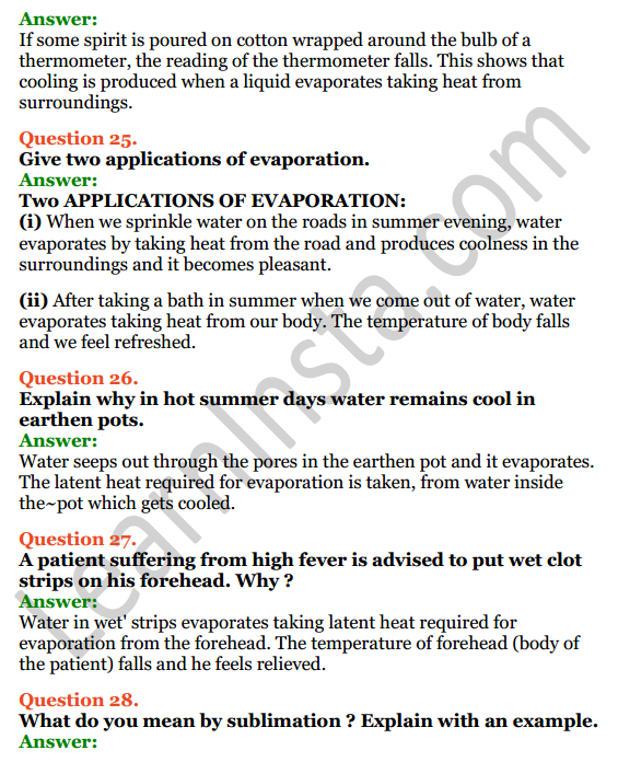 Selina Concise Physics Class 8 ICSE Solutions Chapter 1 Matter 16