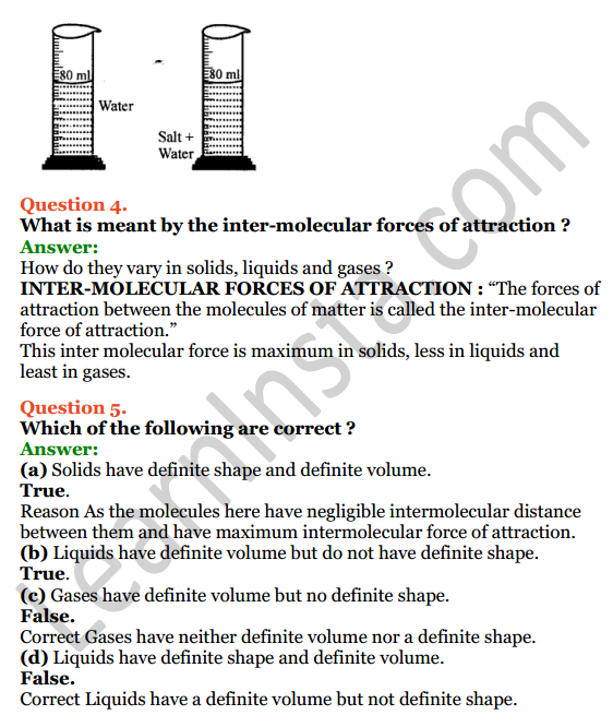 Selina Concise Physics Class 8 ICSE Solutions Chapter 1 Matter 6