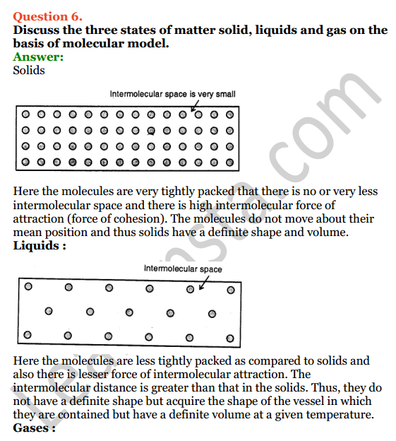 Selina Concise Physics Class 8 ICSE Solutions Chapter 1 Matter 7