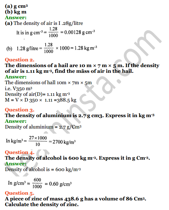 Selina Concise Physics Class 8 ICSE Solutions Chapter 2 Physical Quantities and Measurement 16