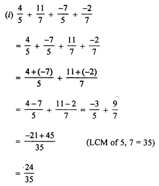 ML Aggarwal Class 8 Solutions for ICSE Maths Chapter 1 Rational Numbers Ex 1.1 13