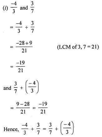 ML Aggarwal Class 8 Solutions for ICSE Maths Chapter 1 Rational Numbers Ex 1.1 7
