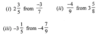 ML Aggarwal Class 8 Solutions for ICSE Maths Chapter 1 Rational Numbers Ex 1.2 1