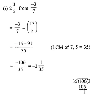 ML Aggarwal Class 8 Solutions for ICSE Maths Chapter 1 Rational Numbers Ex 1.2 2