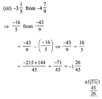 ML Aggarwal Class 8 Solutions for ICSE Maths Chapter 1 Rational Numbers Ex 1.2 4