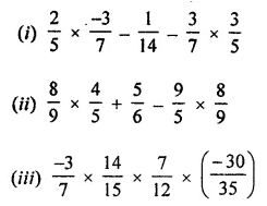 ML Aggarwal Class 8 Solutions for ICSE Maths Chapter 1 Rational Numbers Ex 1.3 11