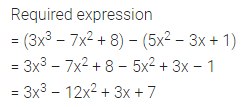 ML Aggarwal Class 8 Solutions for ICSE Maths Chapter 10 Algebraic Expressions and Identities Check Your Progress 3