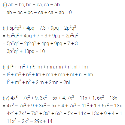 ML Aggarwal Class 8 Solutions for ICSE Maths Chapter 10 Algebraic Expressions and Identities Ex 10.1 5